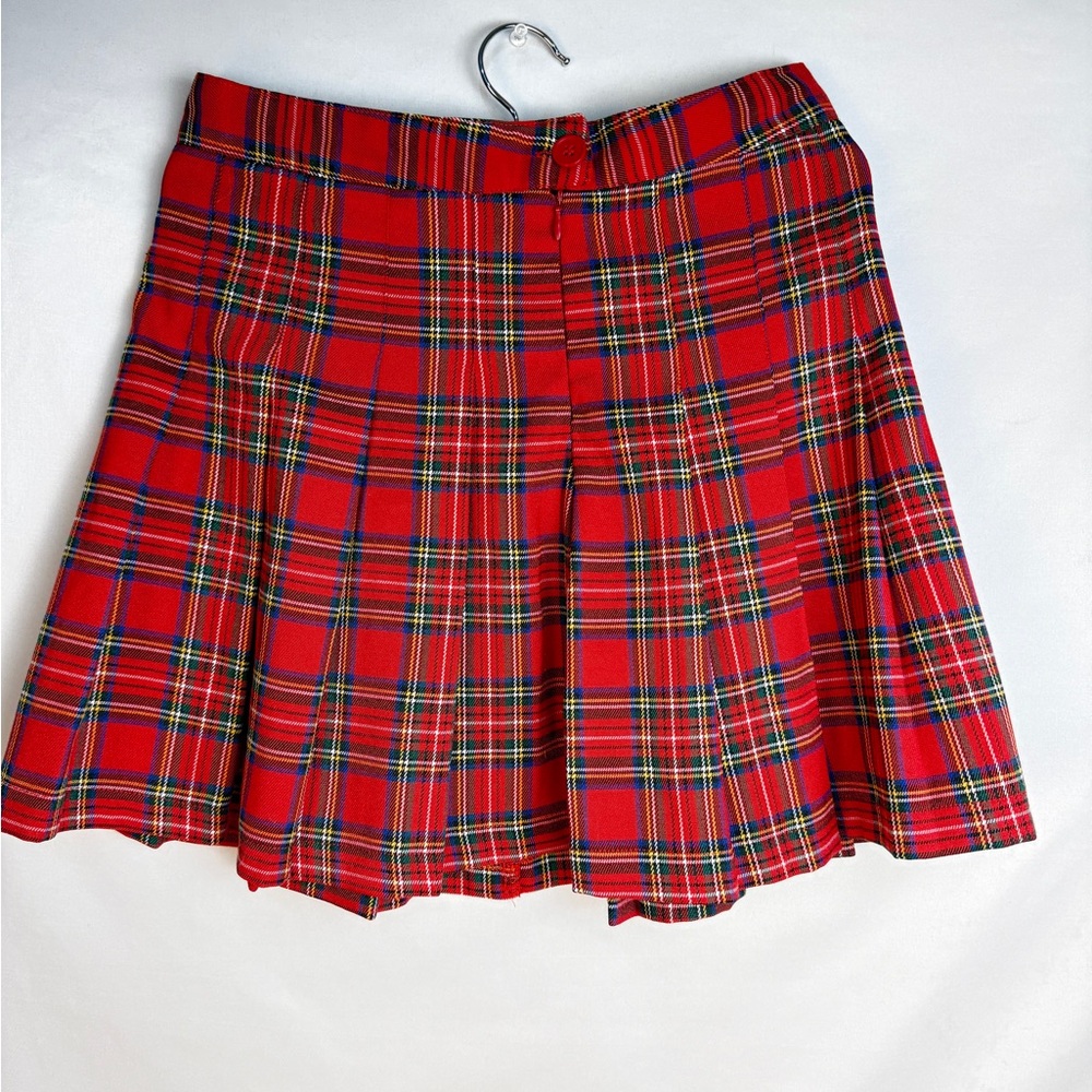 RSQ Vibrant Tartan Skater Skirt